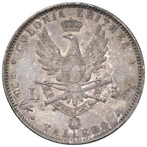 Caruso Collection - Umberto I Eritrea (1890-1896) Tallero 1891 - Nomis...