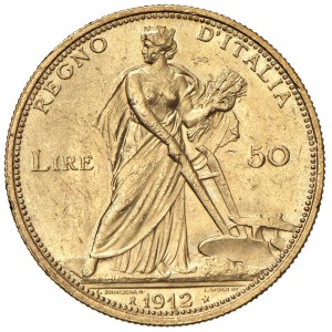 Caruso Collection - Vittorio Emanuele III (1900-1946) 50 Lire 1912 - N...
