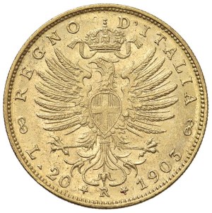 Caruso Collection - Vittorio Emanuele III (1900-1946) 20 Lire 1903 - N...