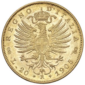 Caruso Collection - Vittorio Emanuele III (1900-1946) 20 Lire 1905 - N...
