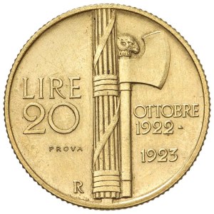 Caruso Collection - Vittorio Emanuele III (1900-1946) 20 Lire 1923 pro...