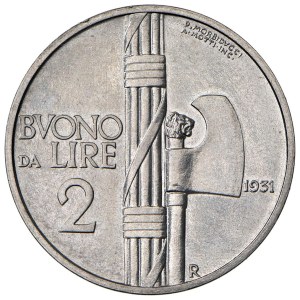 Caruso Collection - Vittorio Emanuele III (1900-1946) 2 Lire 1931 - No...