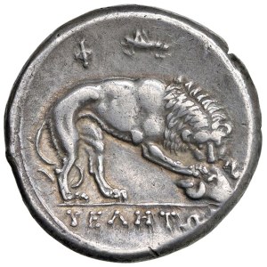 Řecké mince – § ITÁLIE LUCÁNIE Velia (300–280 př. n. l.) Didramma – ...