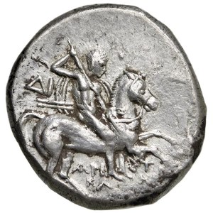 Greek Coins - § ITALY APULIA Tarentum (272–240 B.C.) Nomos - D/...
