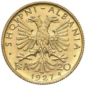 Foreign Coins - ALBANIA Amet Zogu (1925–1939) 20 Franga 1927 - Nom...