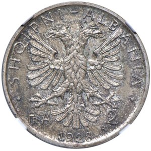 Foreign coins - *ALBANIA Amet Zogu (1925-1939) 2 Franga 1928 Prova...