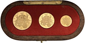 Foreign coins - CECOSLOVACCHIA Cofanetto con 3 nominali da 1, 3 e ...