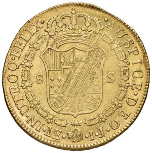 Foreign coins - *PERÙ Carlo IV (1788-1808) 8 Escudos 1794 IJ - KM ...
