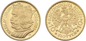Foreign coins - POLONIA Lotto di 2 monete da 20 e 10 Zlotis 1925 -...