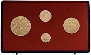 Foreign coins - CECOSLOVACCHIA (1960-1988) Serie di 4 monete da 1,...