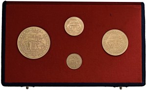 Foreign coins - CECOSLOVACCHIA (1960-1988) Serie di 4 monete da 1,...