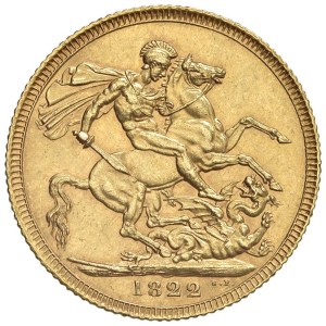 Foreign coins - REGNO UNITO Giorgio IV (1820-1830) Sterlina 1822 -...