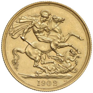 Foreign coins - REGNO UNITO Edoardo VII (1902-1910) 2 Sterline 190...