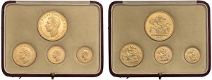 Foreign coins - REGNO UNITO Giorgio VI (1936-1952) Serie di 4 valo...