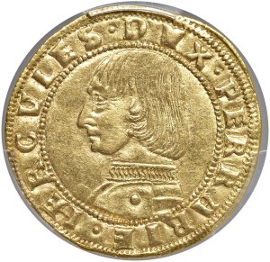 Italian Mints - FERRARA Ercole I d'Este (1471-1505) Ducato - MIR 2...