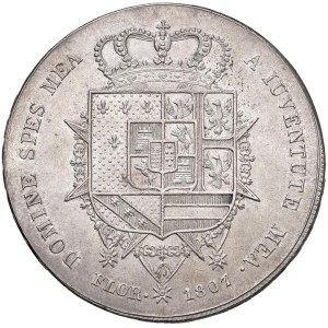 Italian Mints - FLORENCE: Charles Louis of Bourbon (1803–1807) Dena...
