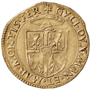 Italian Mints - *MANTOVA Guglielmo Gonzaga (1550–1587) Gold shield...