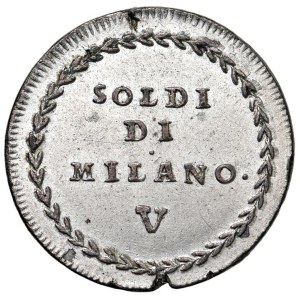 Italian Mints - MANTOVA Assedio austro-russo (1799) 5 Soldi An. VI...