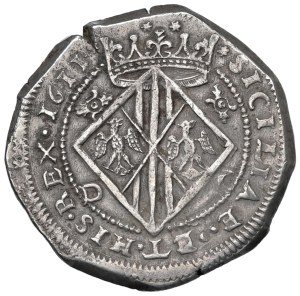 Italian Mints - MESSINA Filippo III d'Asburgo (1598-1621) Scudo da...