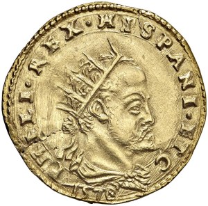 Italian Mints - MILANO Filippo II d'Asburgo (1556-1598) Doppia 157...