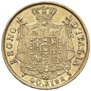 Italian Mints - *MILANO Napoleone I (1805-1814) 40 Lire 1814 punta...