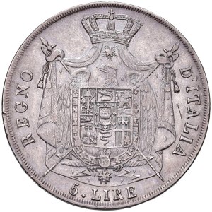 Italian Mints - *MILANO Napoleone I (1805-1814) 5 Lire 1814 puntal...