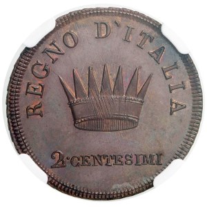 Italian Mints - MILAN Napoleon I (1805–1814) 2 Centesimi 1806 pr...