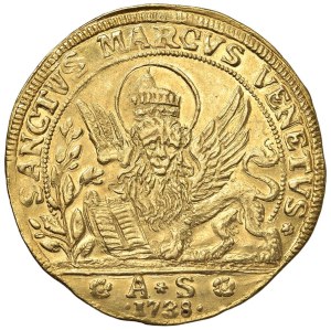 Italian Mints - VENEZIA Alvise Pisani (1735-1741) Osella in oro da...