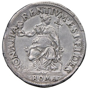 Papal coins - Gregory XIII (1572–1585) Testone - Munt. 39 AG (g...