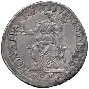 Papal coins - Gregorio XIII (1572-1585) Testone - Munt. 41 AG (g...