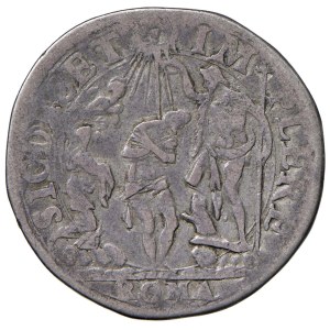 Papal coins - Sixtus V (1585–1590) Testone - Mint: 26 AG (9.21 g)...
