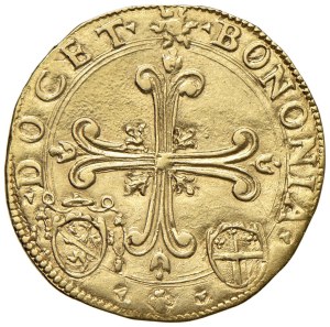 Papal coins - Sisto V (1585-1590) Bologna - Doppia - Munt. 92 AU...