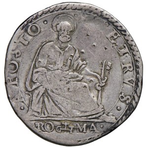 Papal coins - Clement VIII (1592–1605) Testone - Munt. 44 AG (g...