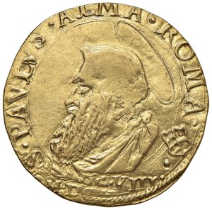 Papal coins - Paolo V (1605-1621) Quadrupla 1608 An. IV - Munt. ...