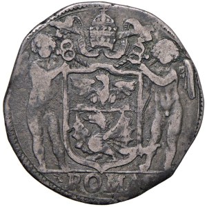 Papal coins - Paolo V (1605-1621) Testone - Munt. 48 AG (g 9,35)...