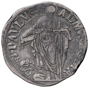 Papal coins - Paolo V (1605-1621) Testone - Munt. 48 AG (g 9,35)...