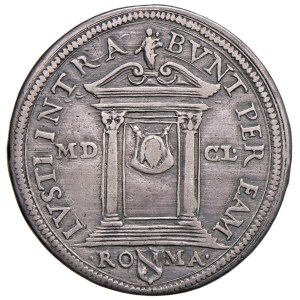 Papal Coins - Innocent X (1644–1655) Testone 1650, Year VI - Munt...