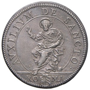Papal coins - Clemente IX (1667-1669) Testone - Munt. 5 AG (g 9,...