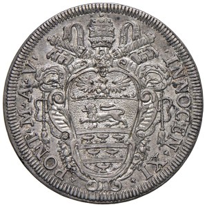 Papal coins - Innocenzo XI (1676-1689) Testone An. V - Munt. 54 ...