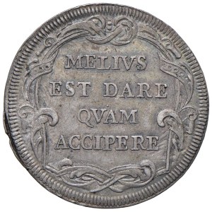 Papal coins - Innocent XI (1676–1689) Testone - Munt. 67 AG (g ...