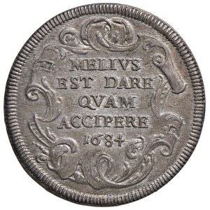 Papal Coins - Innocent XI (1676–1689) Testone 1684, Year VIII - M...