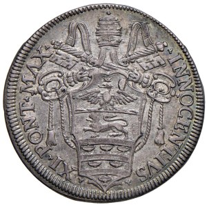 Papal Coins - Innocent XI (1676–1689) Testone 1684 - Munt. 77 A...