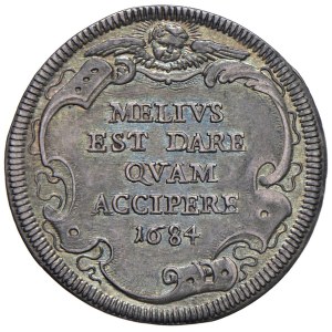 Papal Coins - Innocent XI (1676–1689) Testone 1684 - Munt. 77 A...