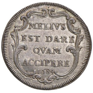 Pièces papales - Innocent XI (1676-1689) Testone 1684 - Munt. 81 A...