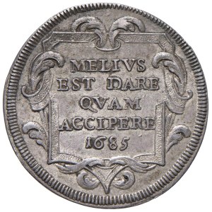 Papal Coins - Innocent XI (1676–1689) Testone 1685, Year IX - Struck...