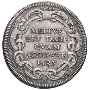 Papal Coins - Innocent XI (1676–1689) Testone 1686, Year X - Minted...