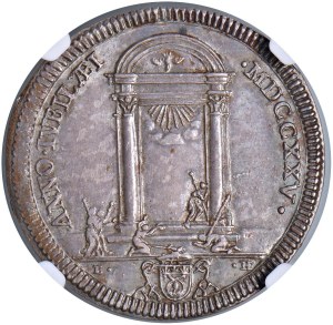 Papal coins - Benedetto XIII (1724-1730) Testone 1725 An. I Port...