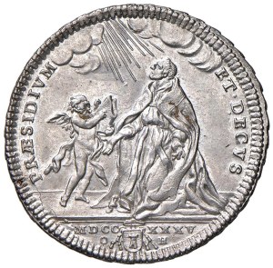 Papal coins - *Clemente XII (1730-1740) Testone 1735 An. V - Mun...