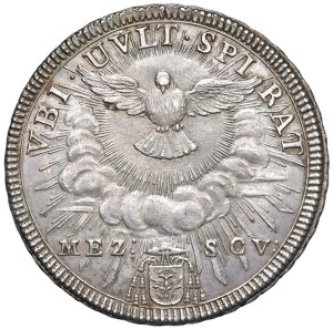 Papal coins - *Sede vacante (1758) Mezzo Scudo 1758 - Munt. 3 AG...
