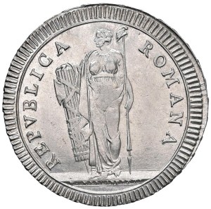 Papal coins - Prima Repubblica romana (1798-1799) Scudo Romano -...